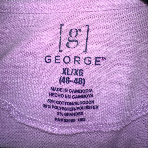 Classic Purple Polo Shirt by George Size XL
Spring Lilac Business Casual - Picture 3 of 3